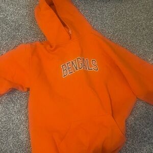 Kids Orange Bengals Hoodie